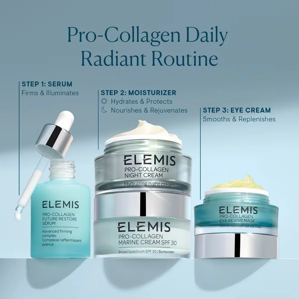 🆕 ELEMIS Pro-Collagen Hydrating Night Cream 30 mL NIB